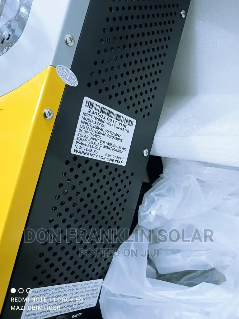 3.5kva/24v Yohako Hybrid Solar Inverter