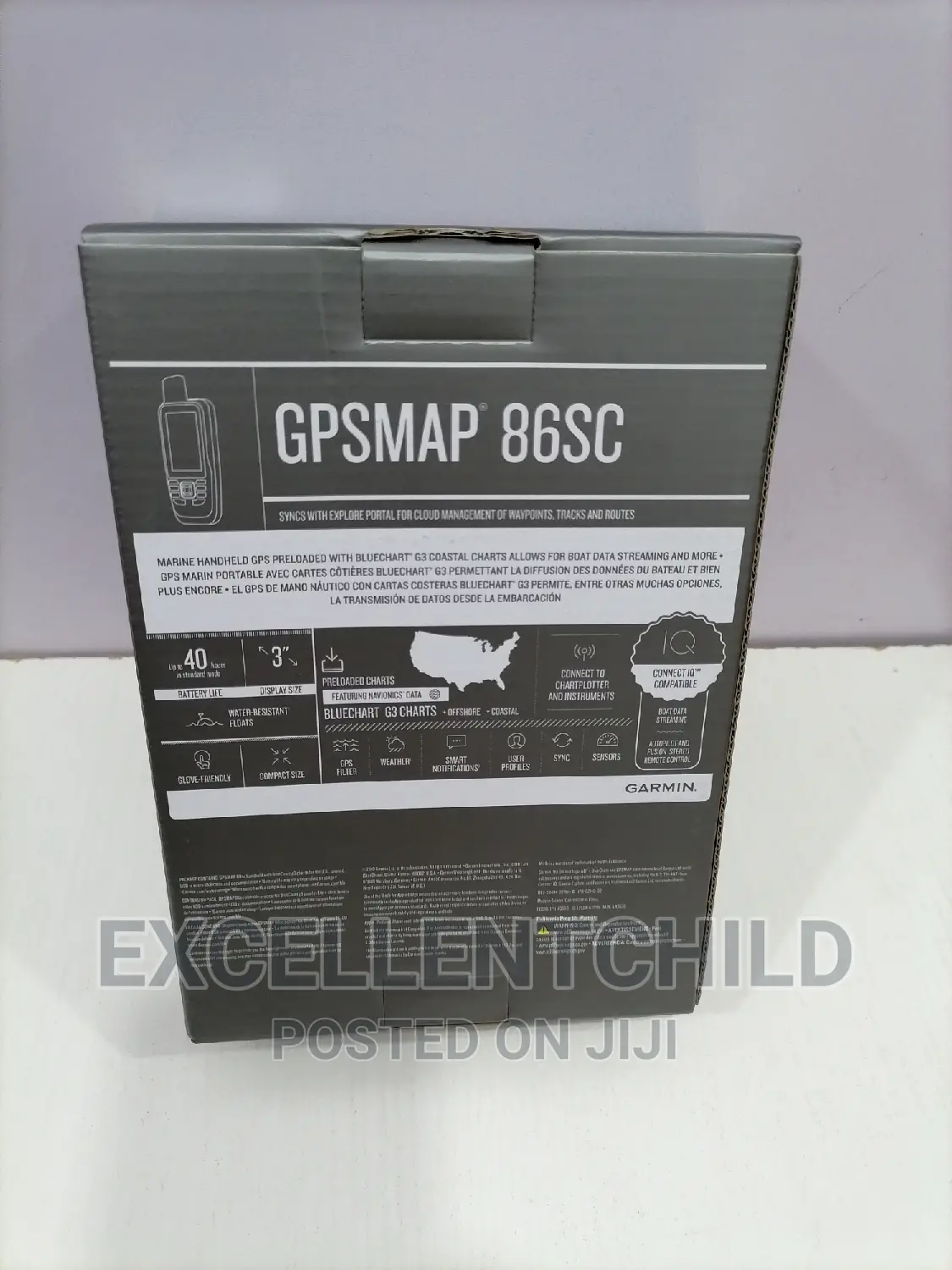 Garmin GPSMAP 86SC GPS Handheld With Preloaded Charts