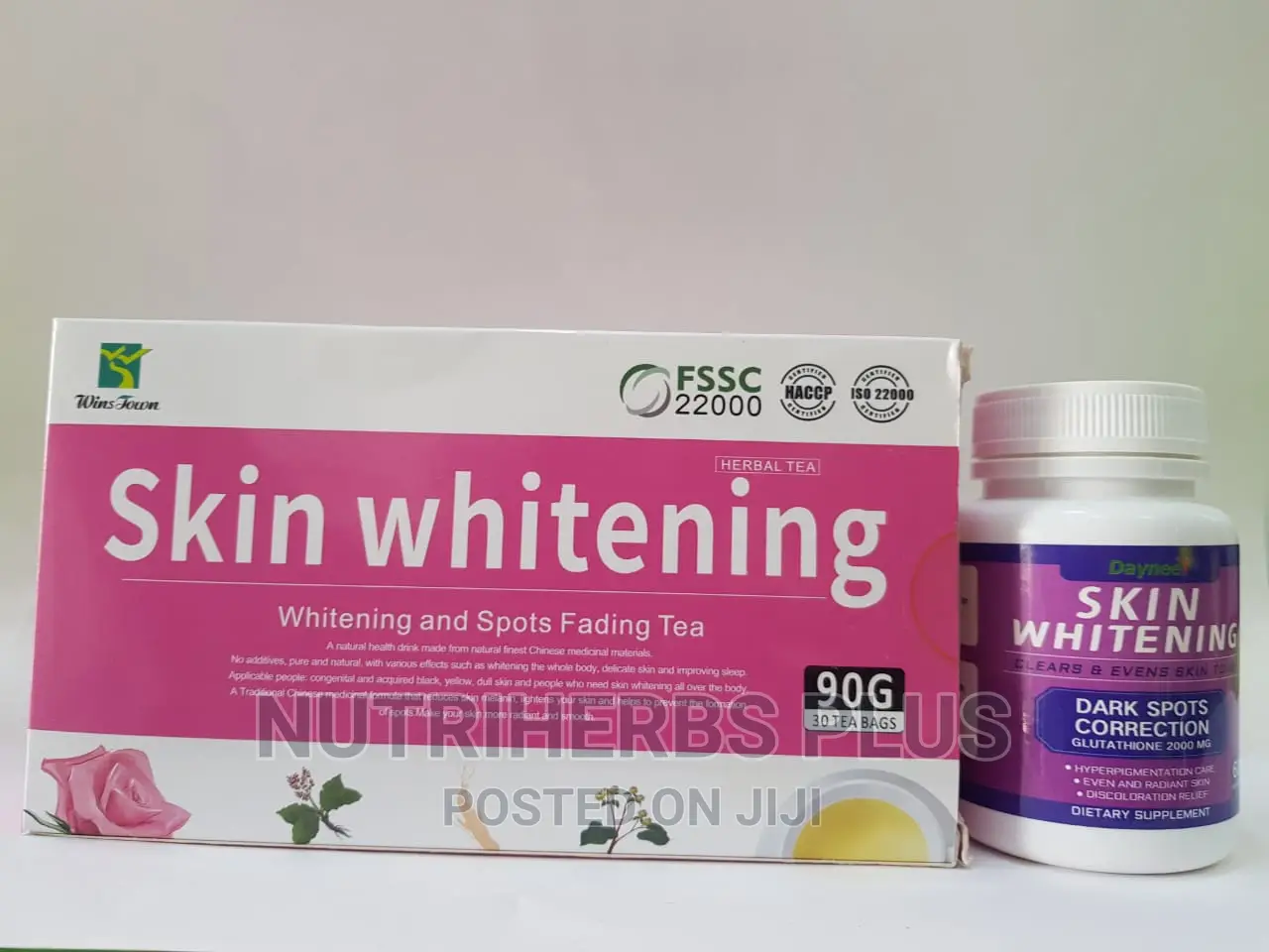 Skin Whitening Capsules and Tea 100% Result Is Guaranteed