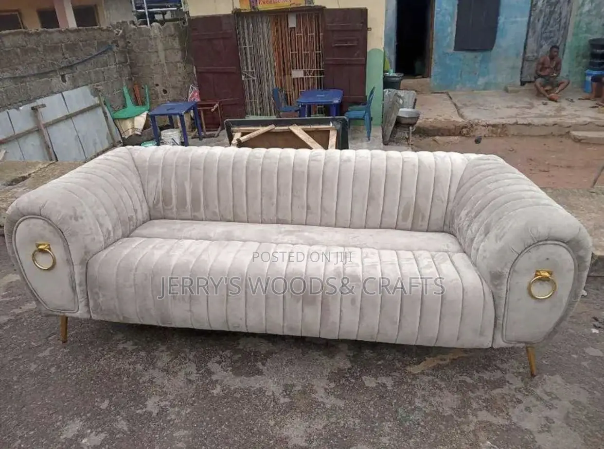 Quality 7 Seater Living Room Fabric Made Sofa Chair.