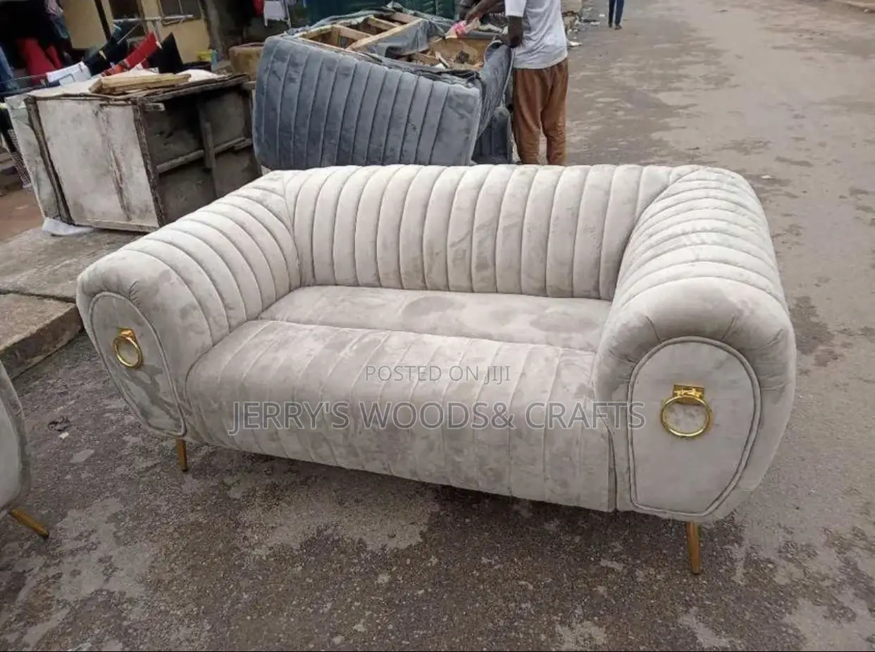 Quality 7 Seater Living Room Fabric Made Sofa Chair.