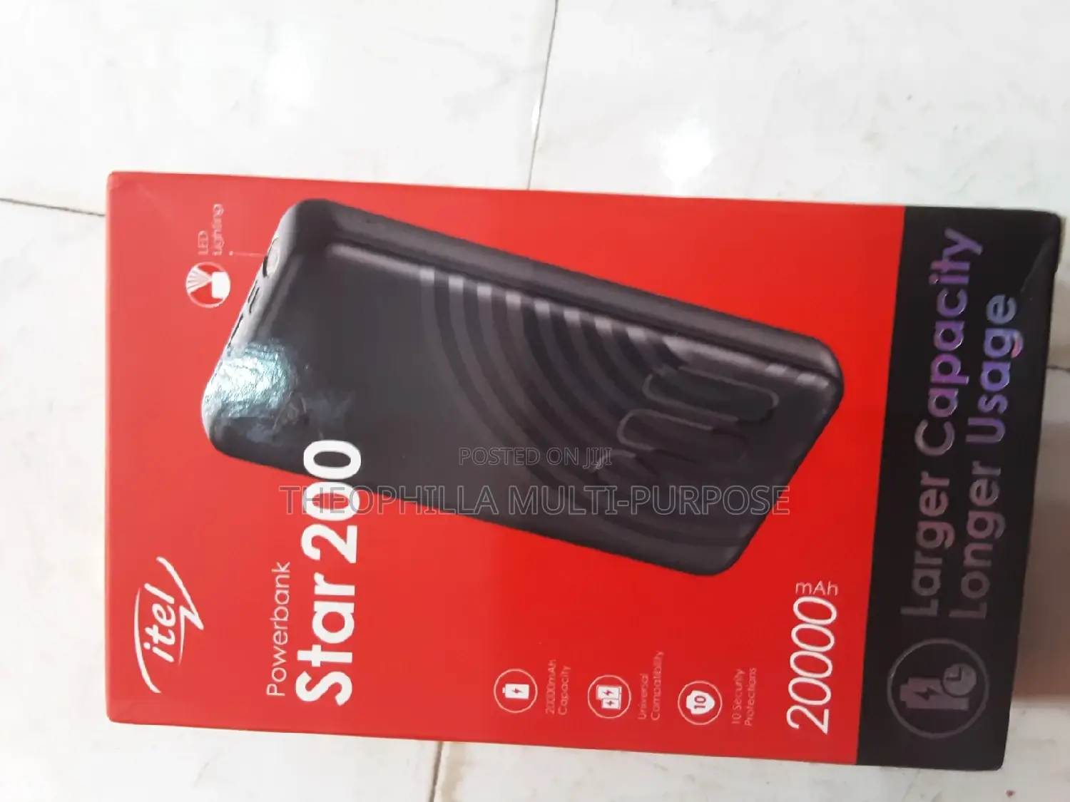 20,000mah Original Itel Power Bank
