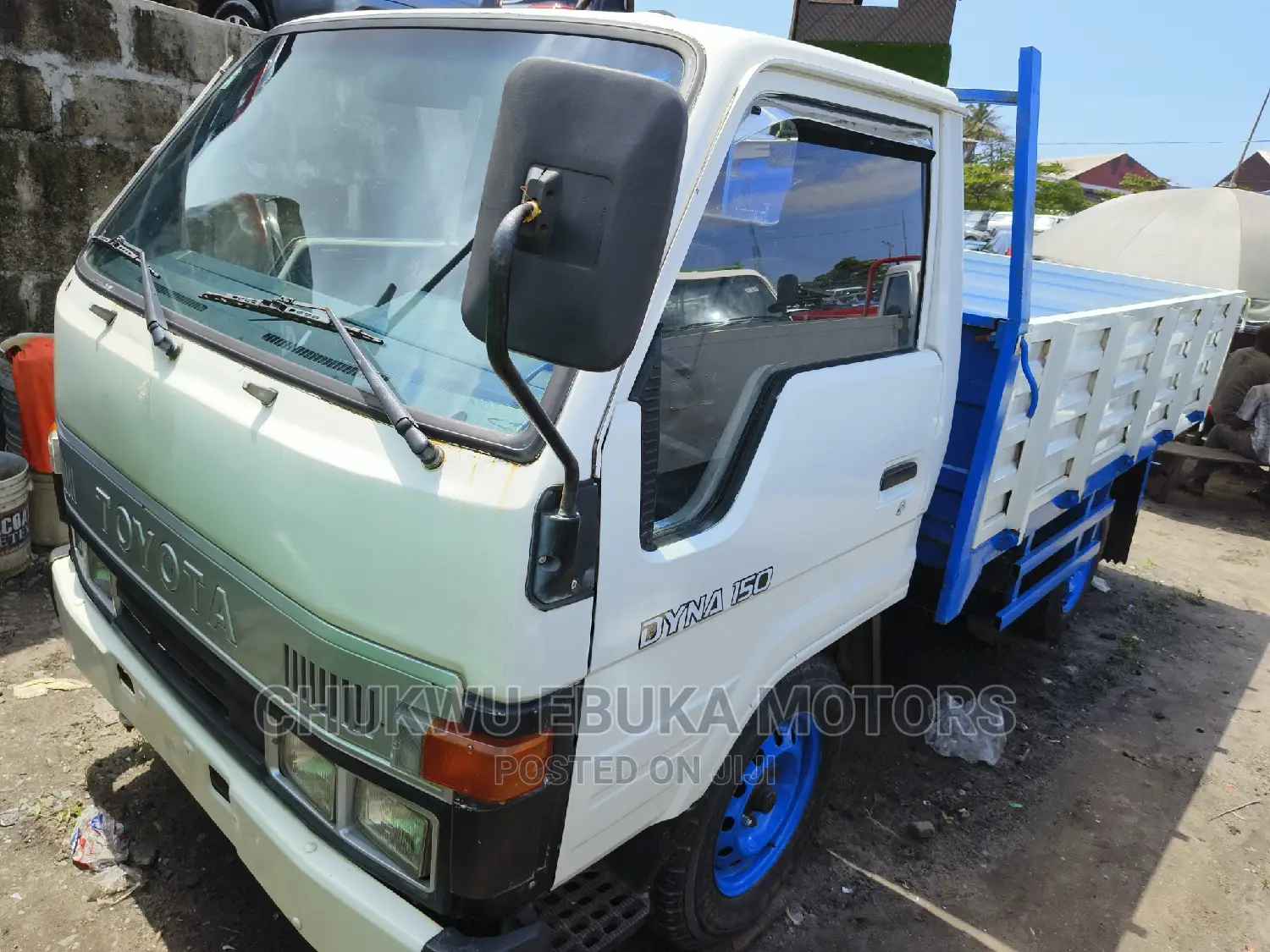 Toyota Dyna With Blue Bucket