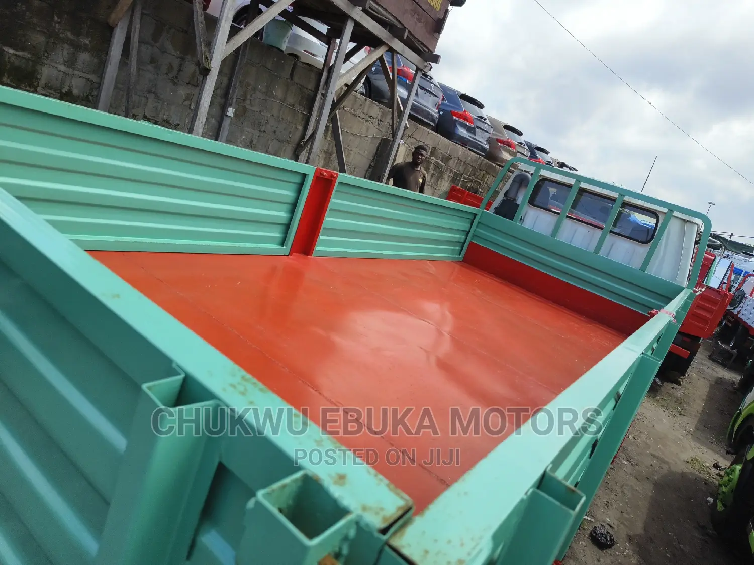 Toyota Dyna 300 With Red N Light Green Bucket