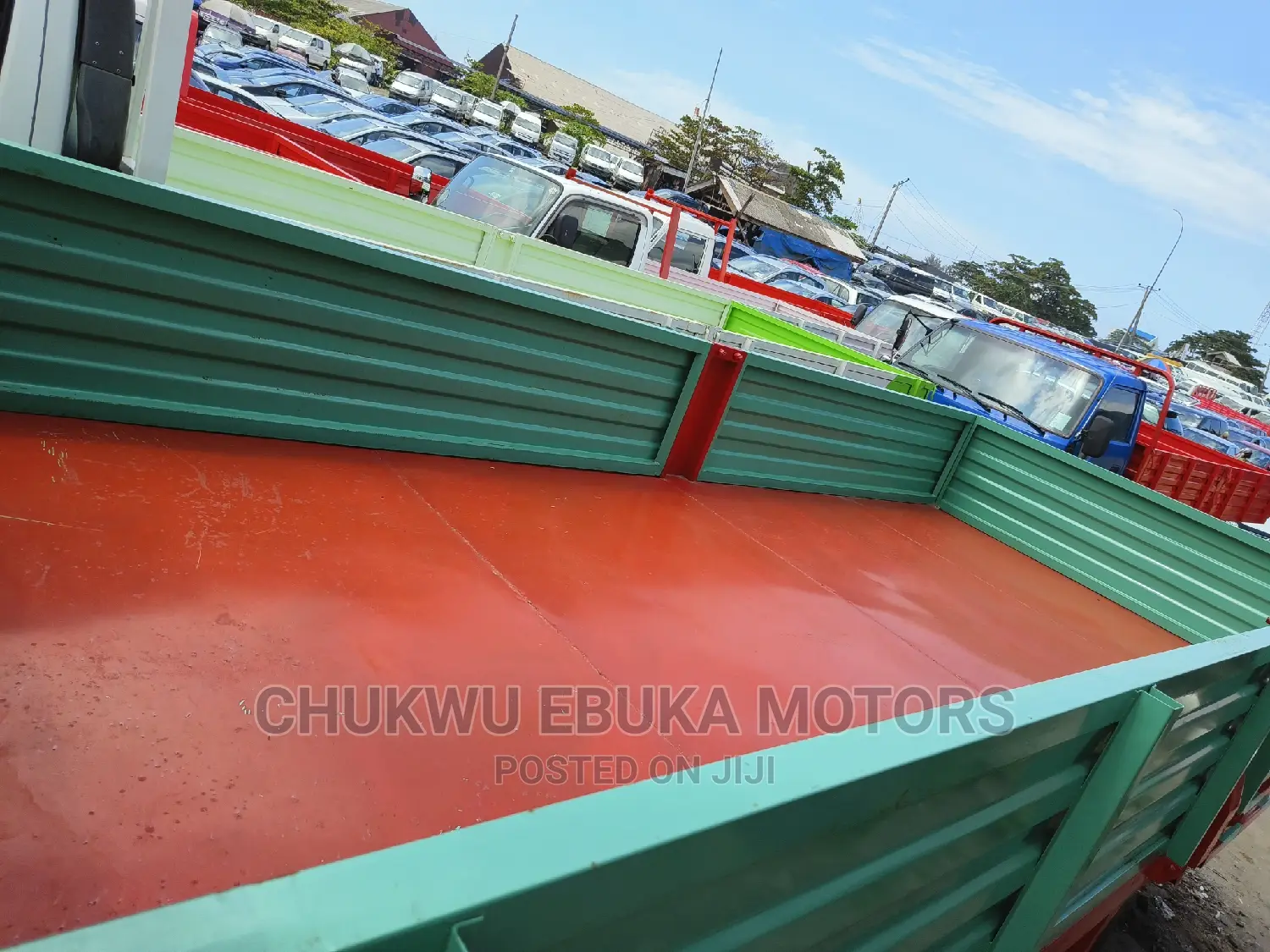 Toyota Dyna 300 With Red N Light Green Bucket