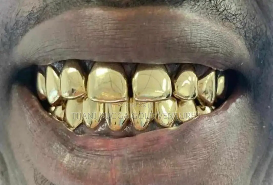 Pure Gold 750 Italy 18karat Grills Available