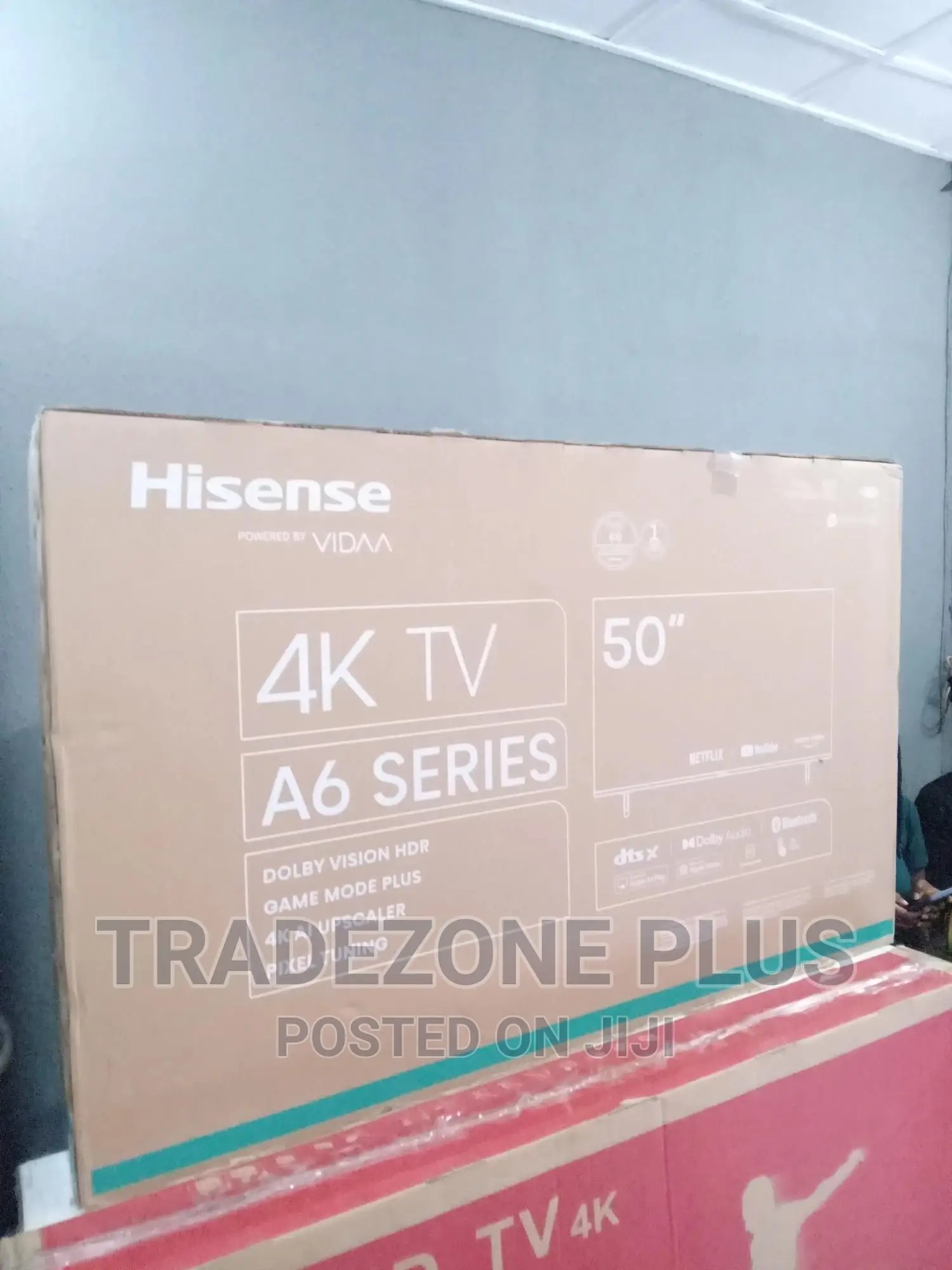 New in Hisense 50'' Uhd Smart TV With Bluetooth+Youtube