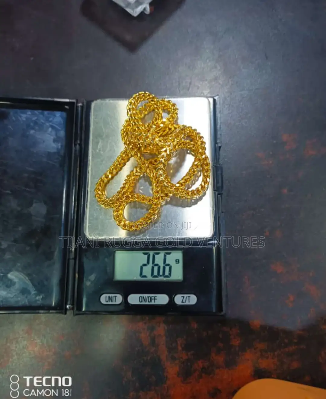 Pure Gold 750 Italy 18karat Necklace and Pendant
