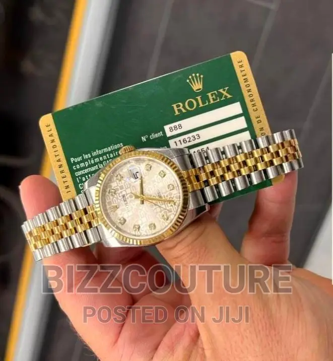 Original ROLEX DATE-JUST 36mm 2011-116233 Steel Gold Jubilee