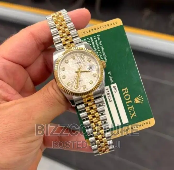 Original ROLEX DATE-JUST 36mm 2011-116233 Steel Gold Jubilee
