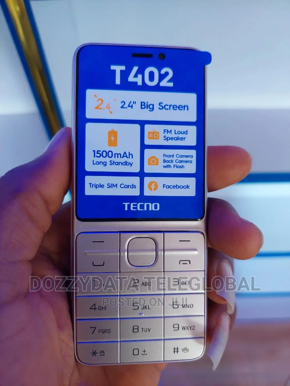 New Tecno T402 Gold