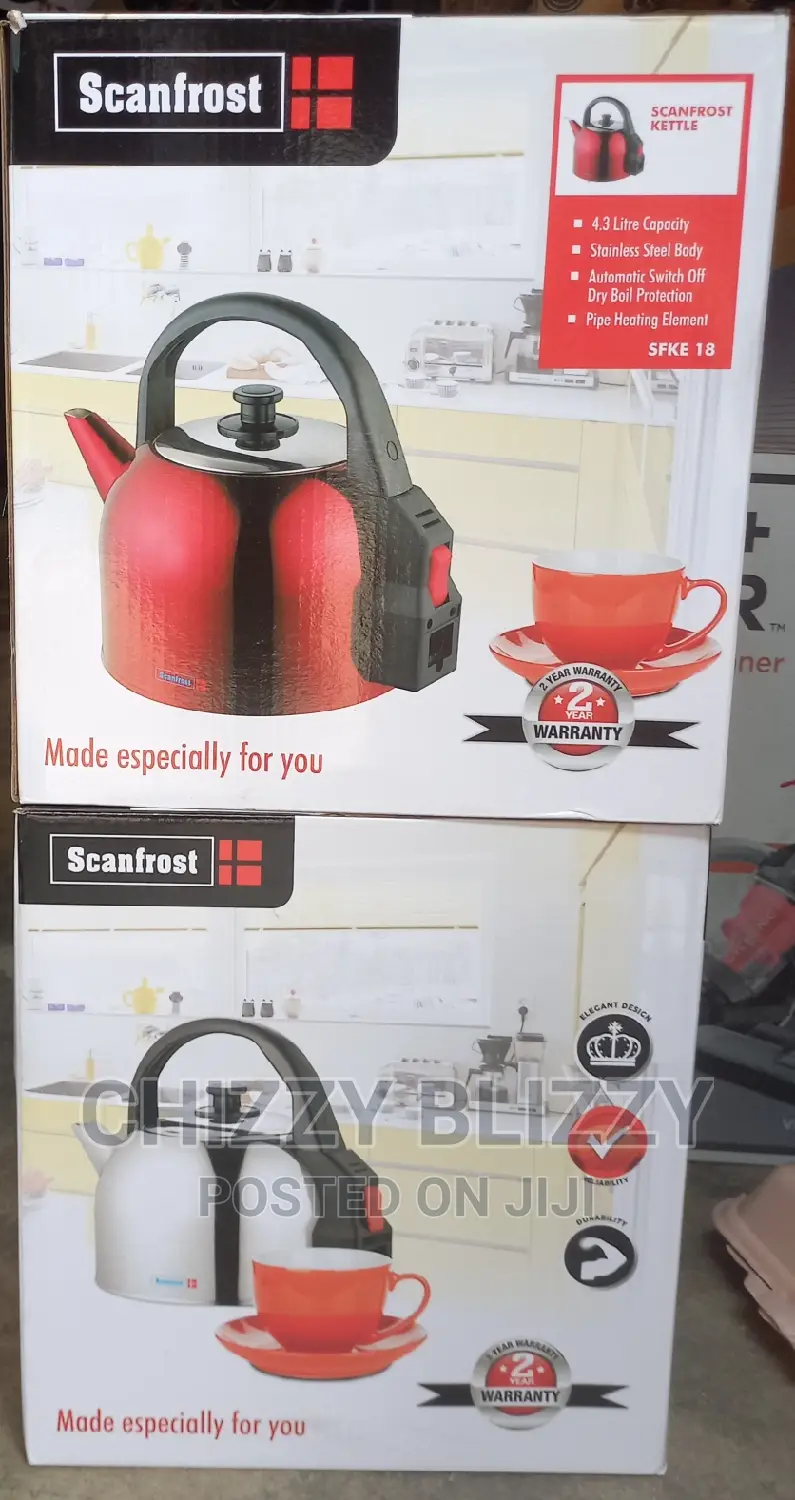 Scanfrost Stainless Steel Spray Kettle 4.3l