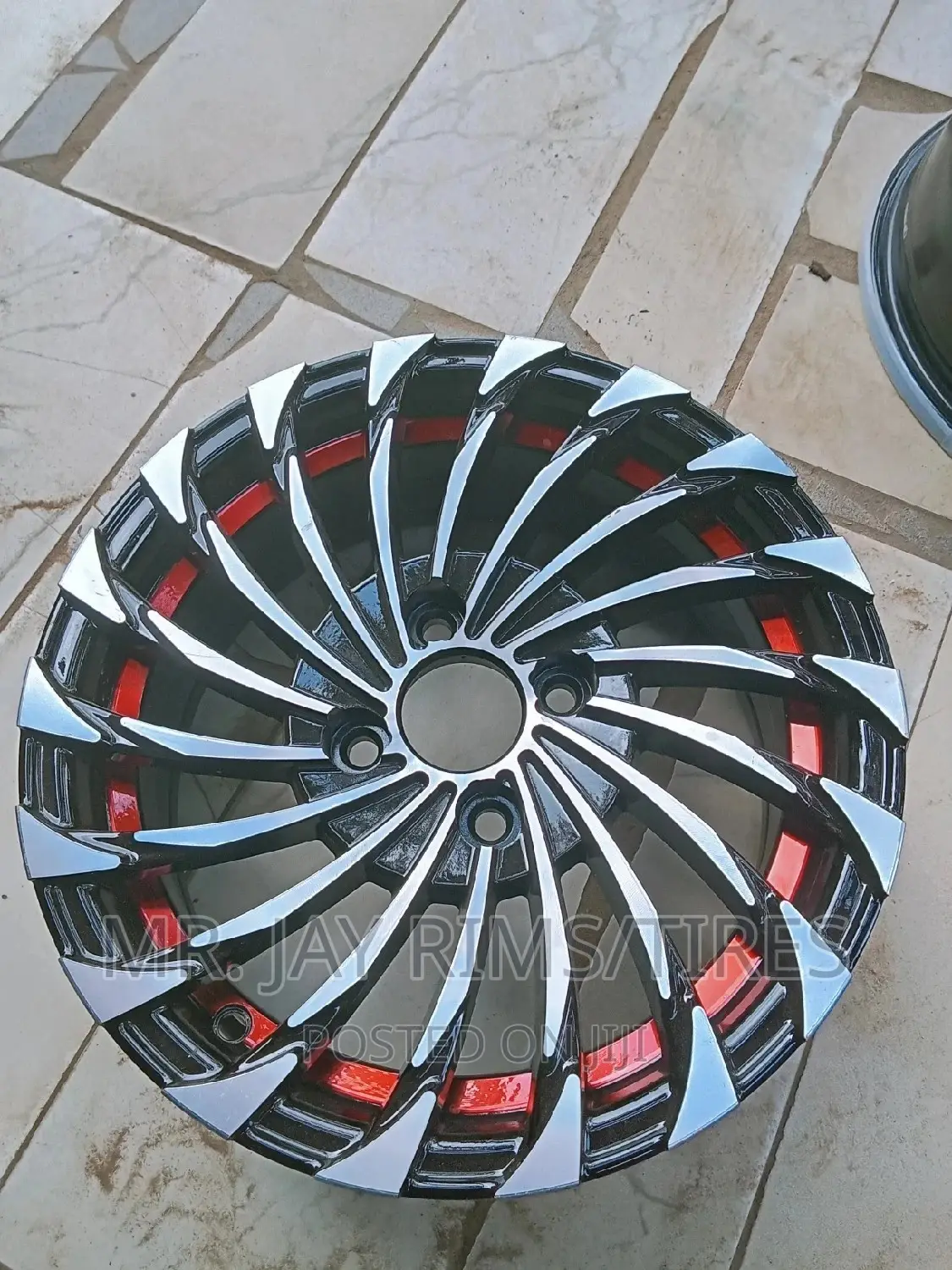 Brand New 14inch Rims With Red for Kia