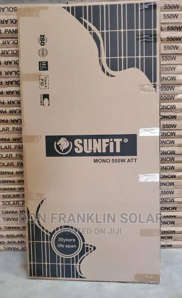 550watts Sunfit Mono Brand New Solar Panel