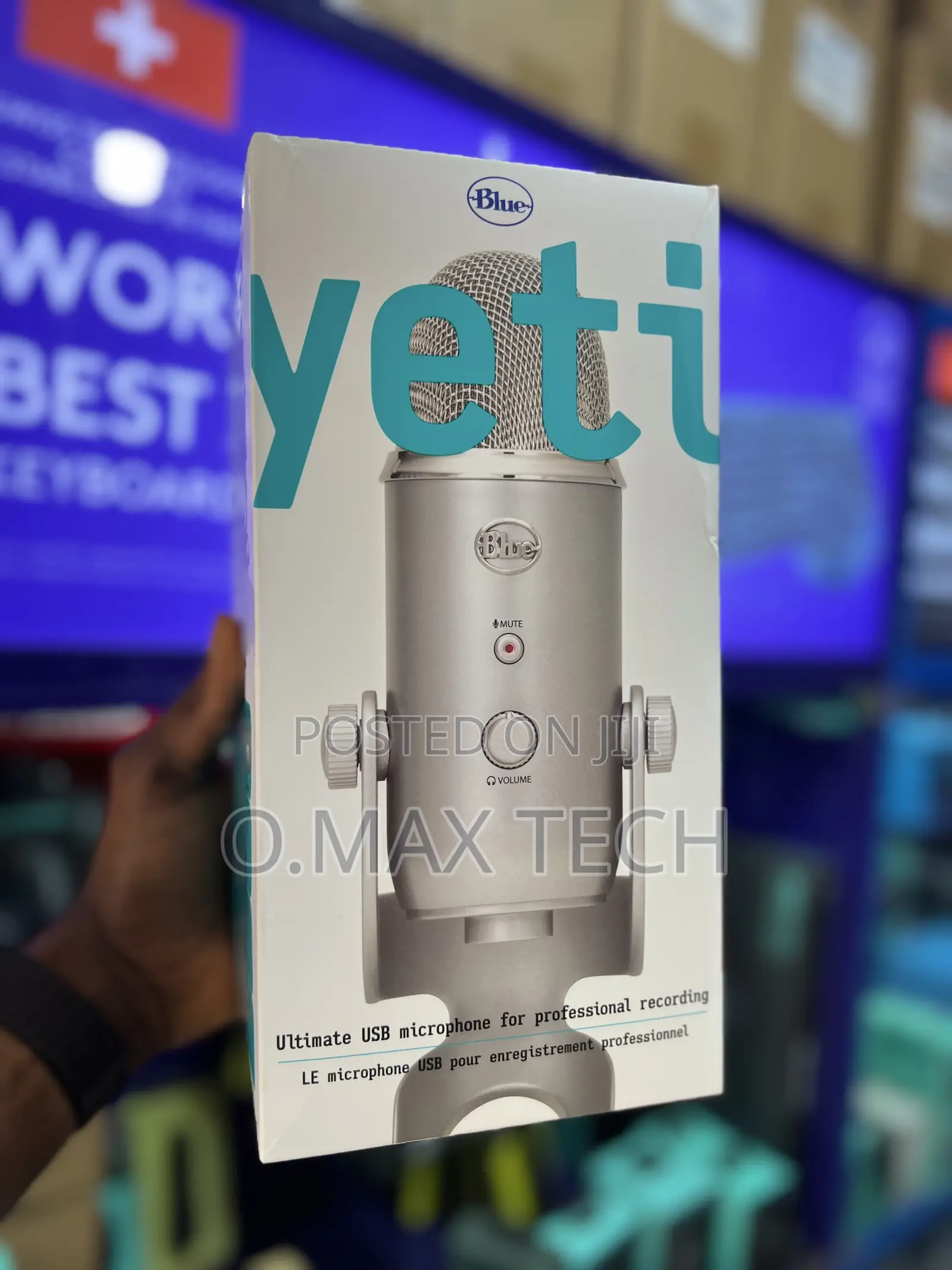 Blue Yeti USB Mic for Recording Streaming on PC and Mac