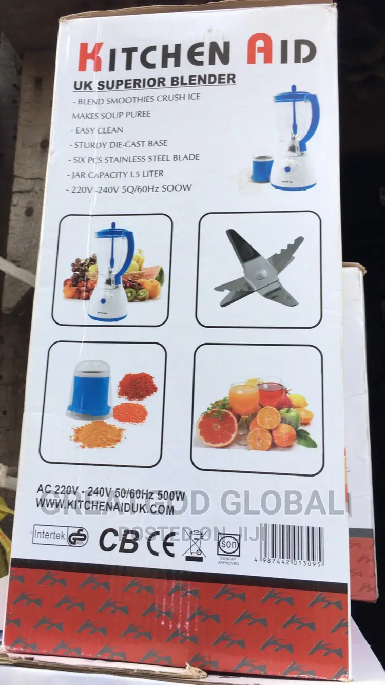 Kitchen Aid UK Superior Blender Model No: BL 350X