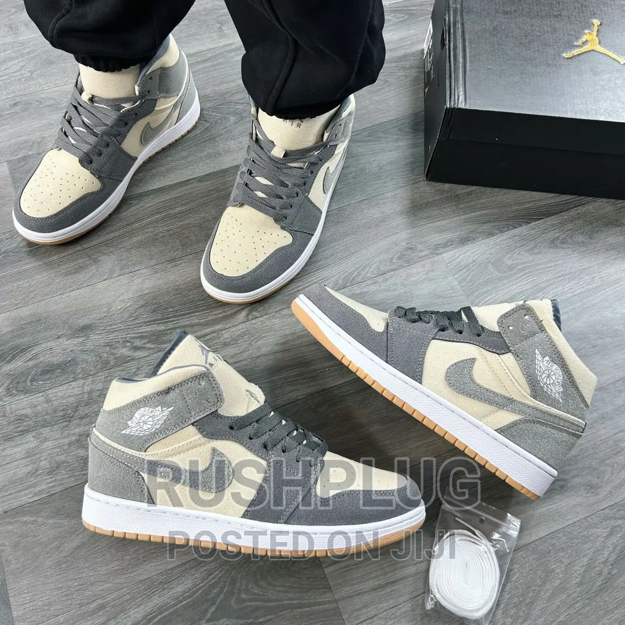 Nike Air Jordan 1 Mid SE “Particle Grey” Sneakers