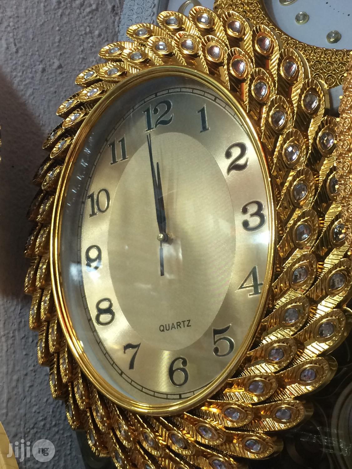 Golden Wall Clock /Gift Item