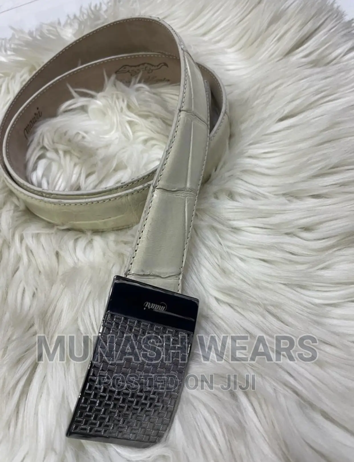 Italian Mauri Leather Belt