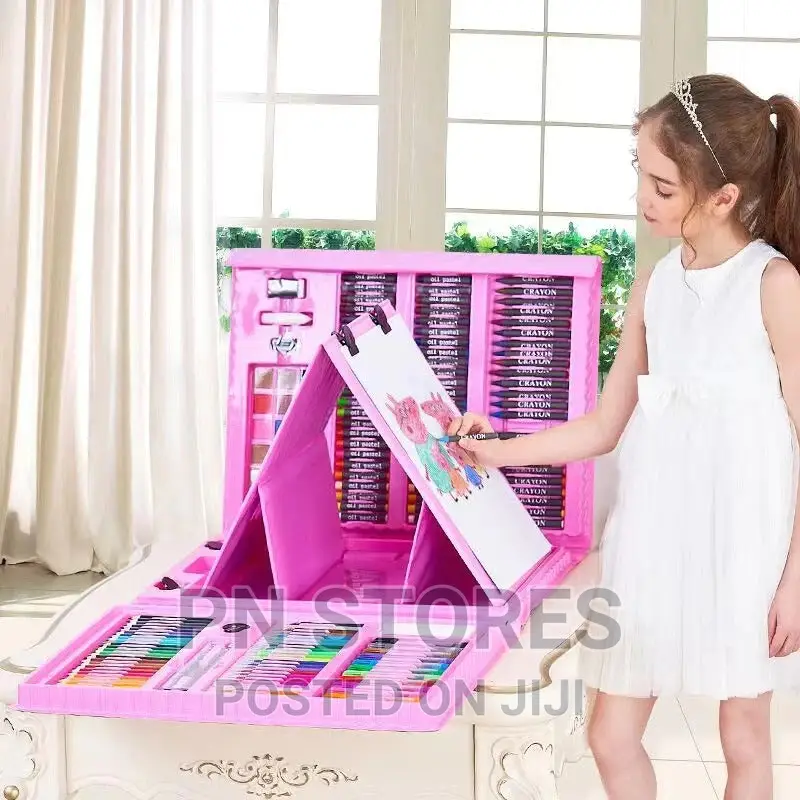 176 PCS Children Kids Drawing Set Watercolor Pencil Crayon