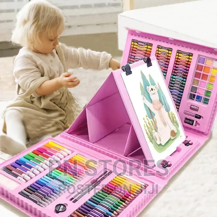 176 PCS Children Kids Drawing Set Watercolor Pencil Crayon