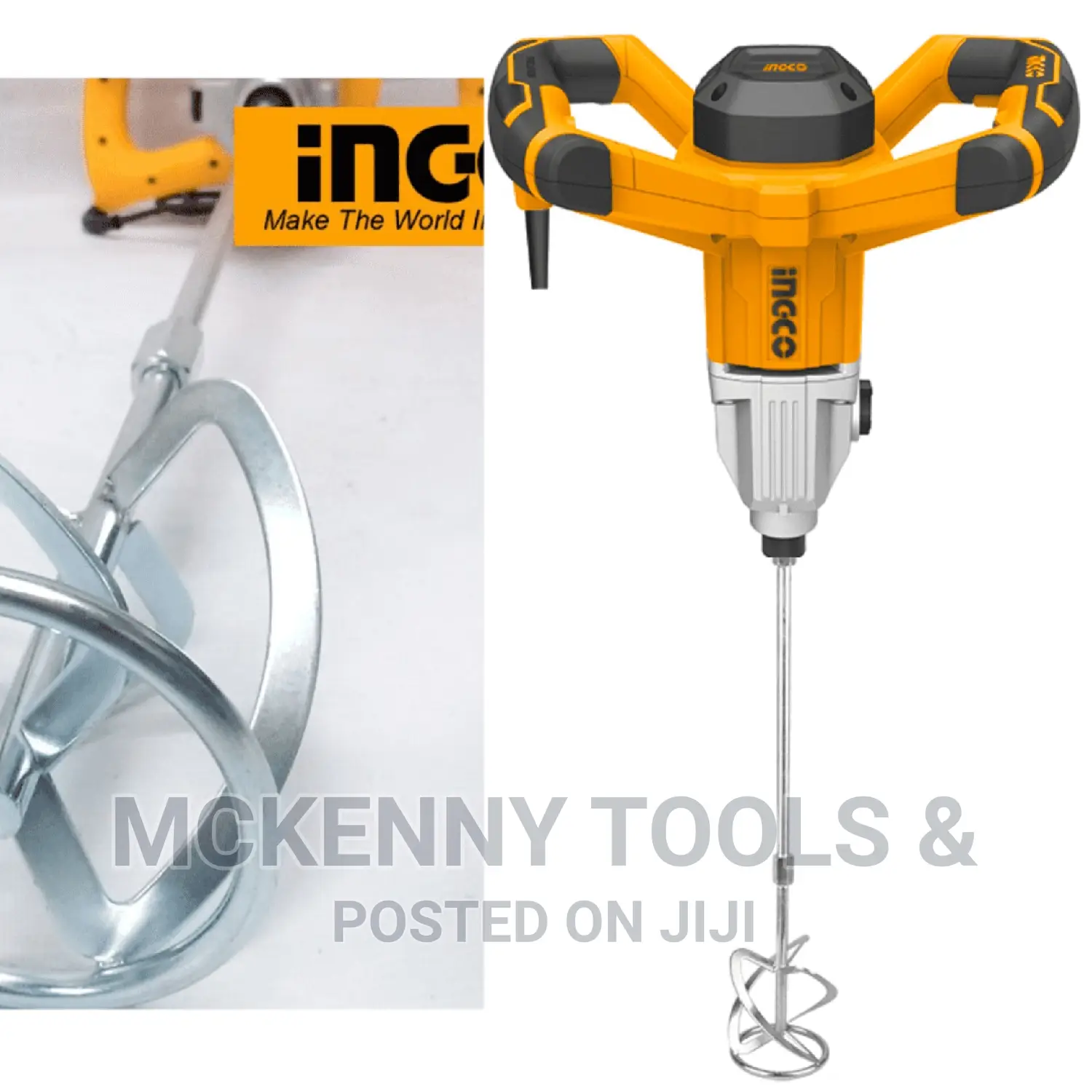 INGCO 1400 Watt Electric Mixer for Paint Cement Putty