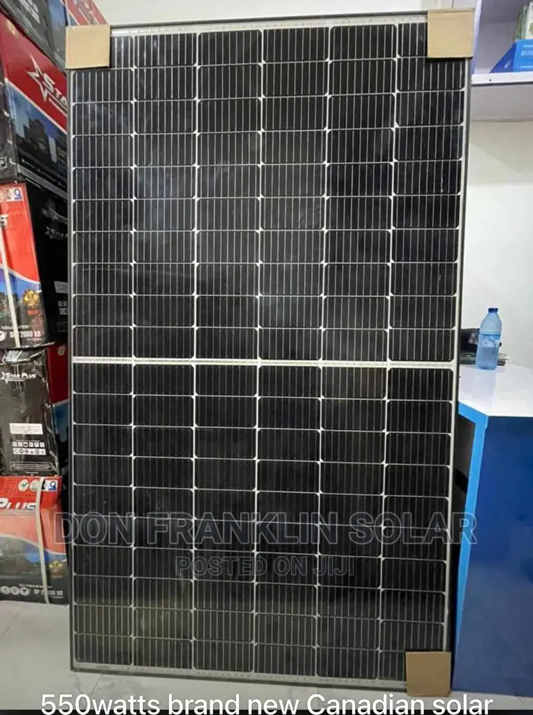 550watts Mono Crystalline Canadian Solar Panel 