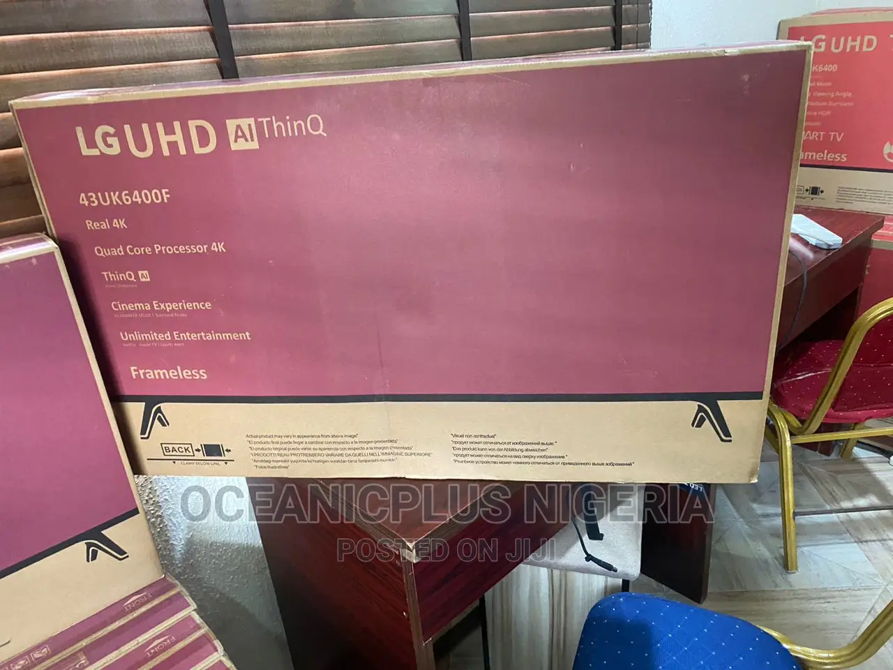 Top World LG 43 Inches Smart Frameless TV