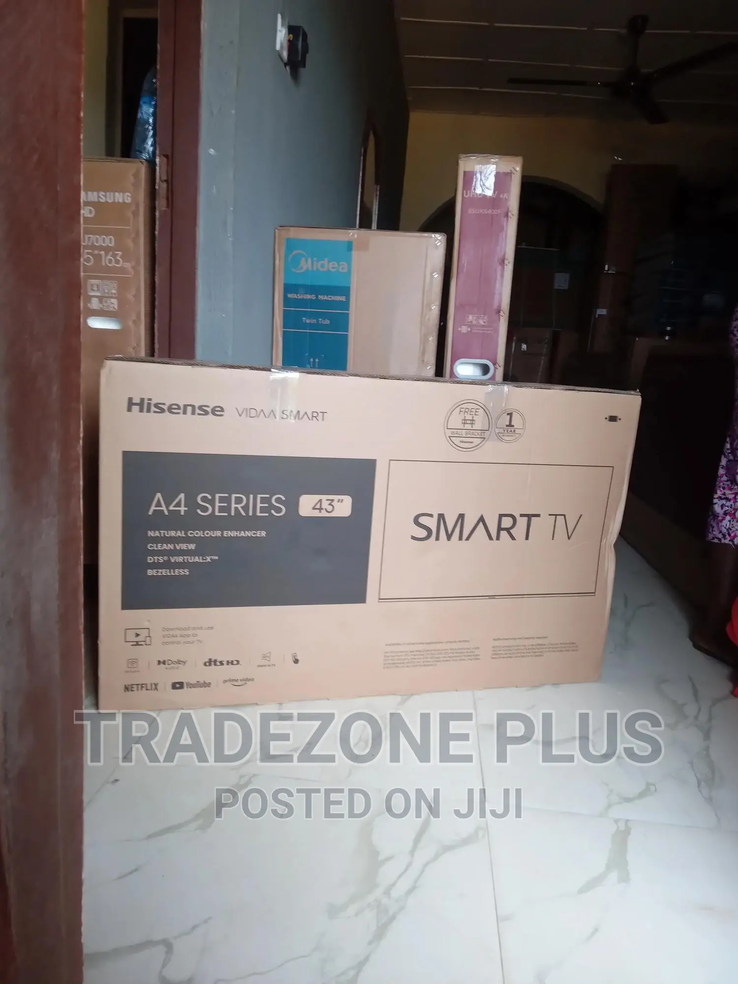 Brand New 43A4H Smart Uhd Tv+Youtube+Blurtooth