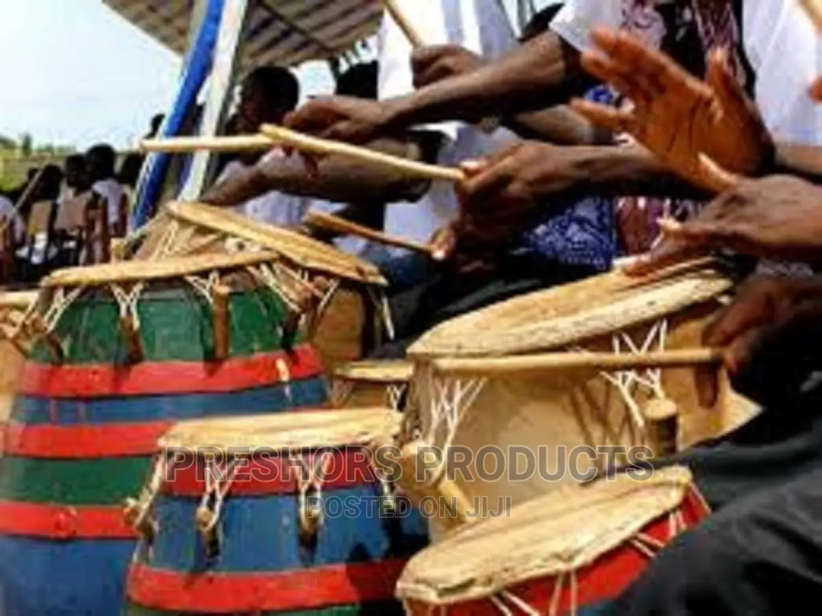 Local or Ghananian Colourful Drum