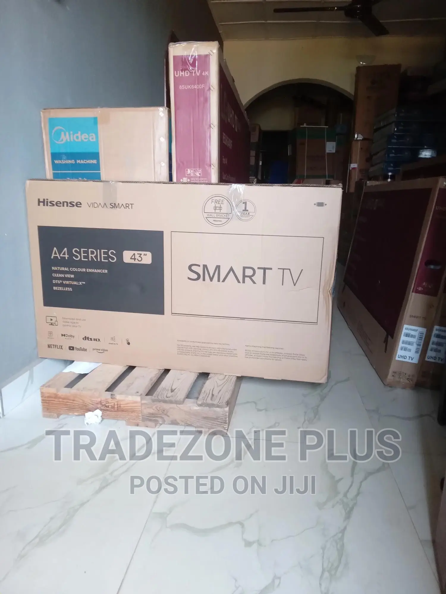 Affordable Hisense 43A4H Smart TV With Bluetooth
