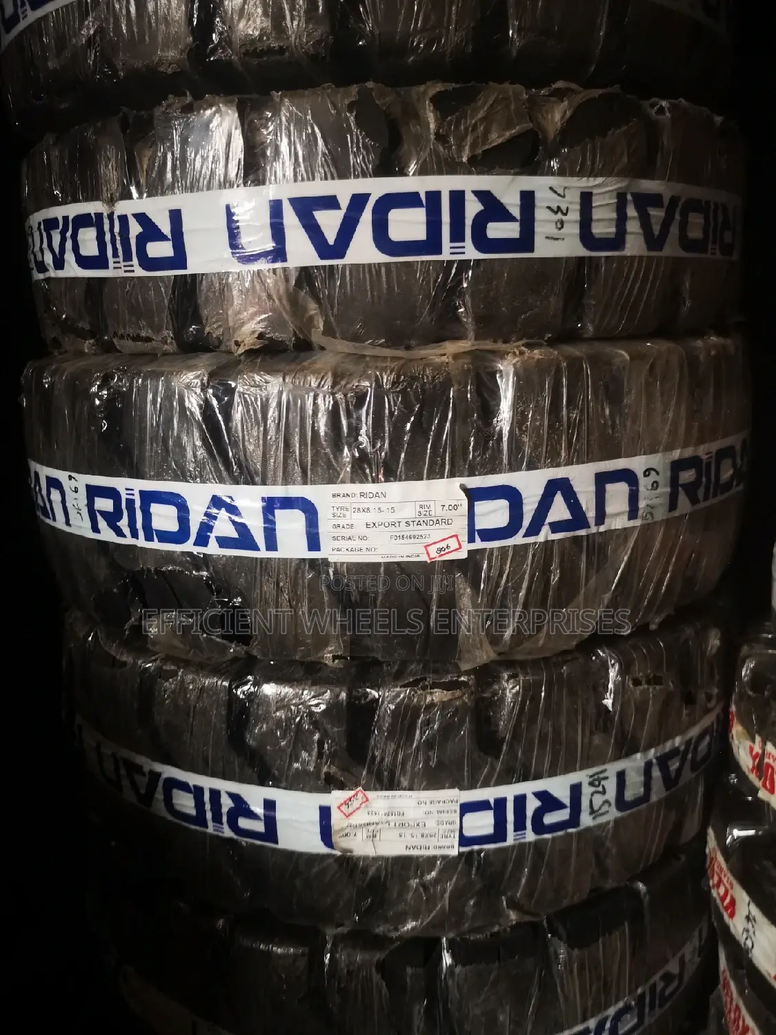 6.50-10, 28x9-15 RIDAN Solid Tyres