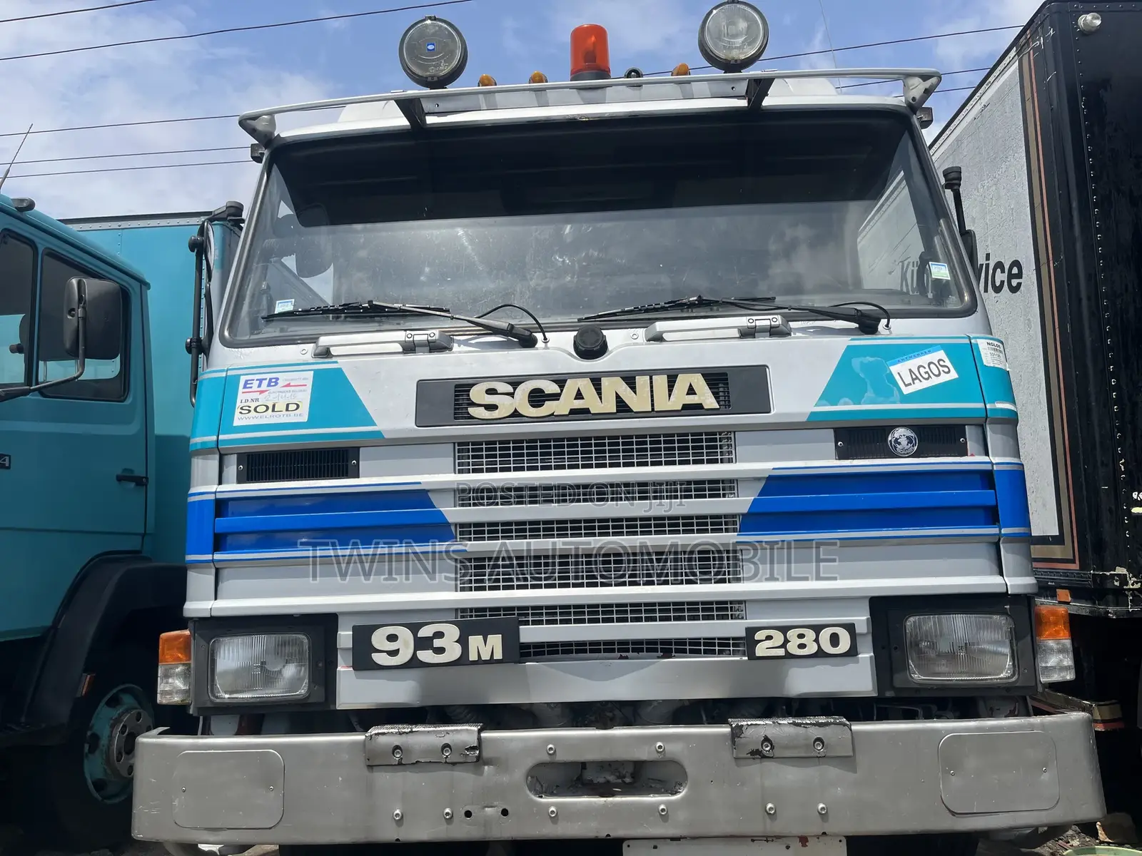 Scania 93 Truck 6 Tires