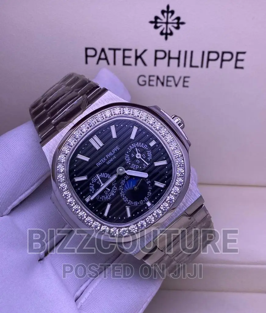 Original PATEK PHILIPPE Silver Steel Available in Store