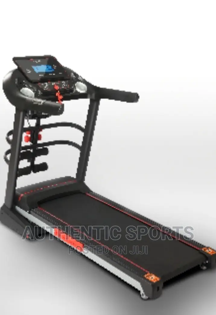 3.5hp Bodyfit Treadmill With Massager, Dumbbells, Twister.