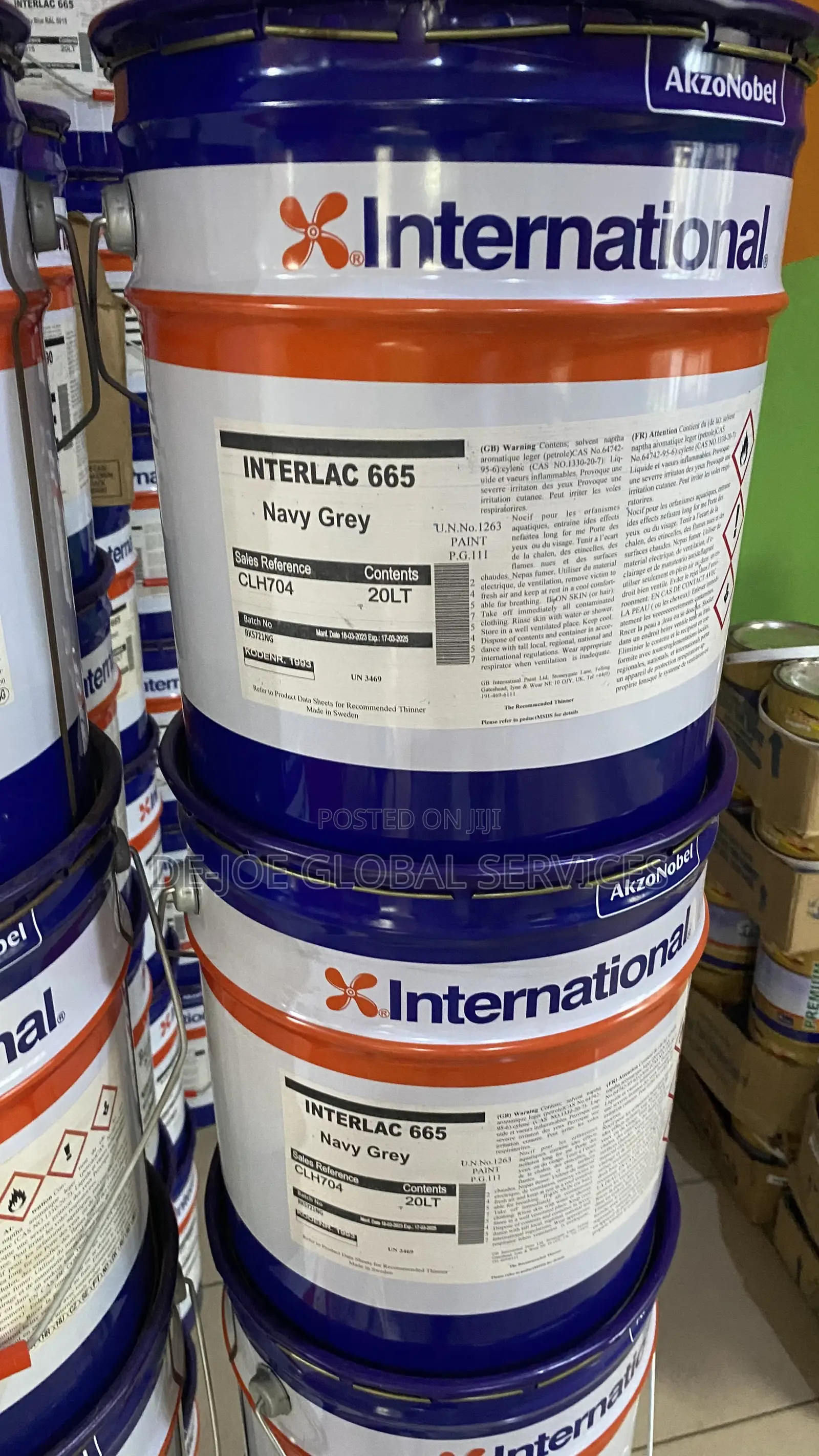 International Interlac 665 Navy Grey