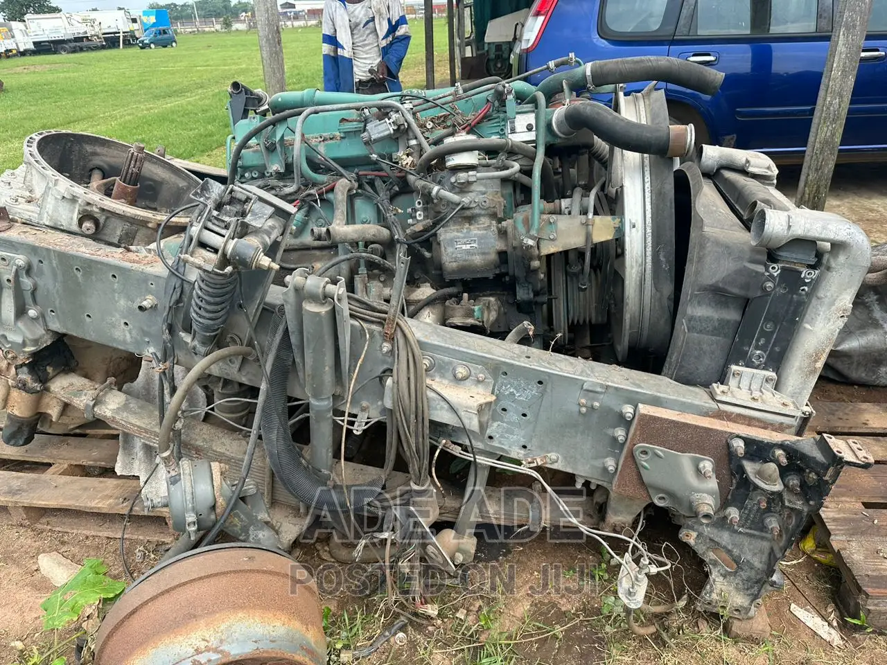 Volvo Fl619 Complete Engine in Chassis