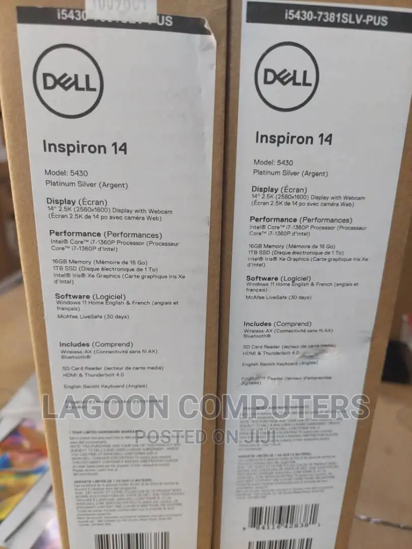 New Laptop Dell Inspiron 14 5447 16GB Intel Core I7 SSD 1T