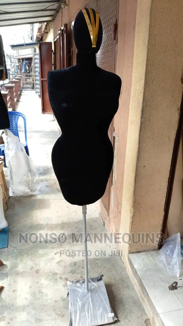 Fully Pinnable Size 12 Black Body Dressform