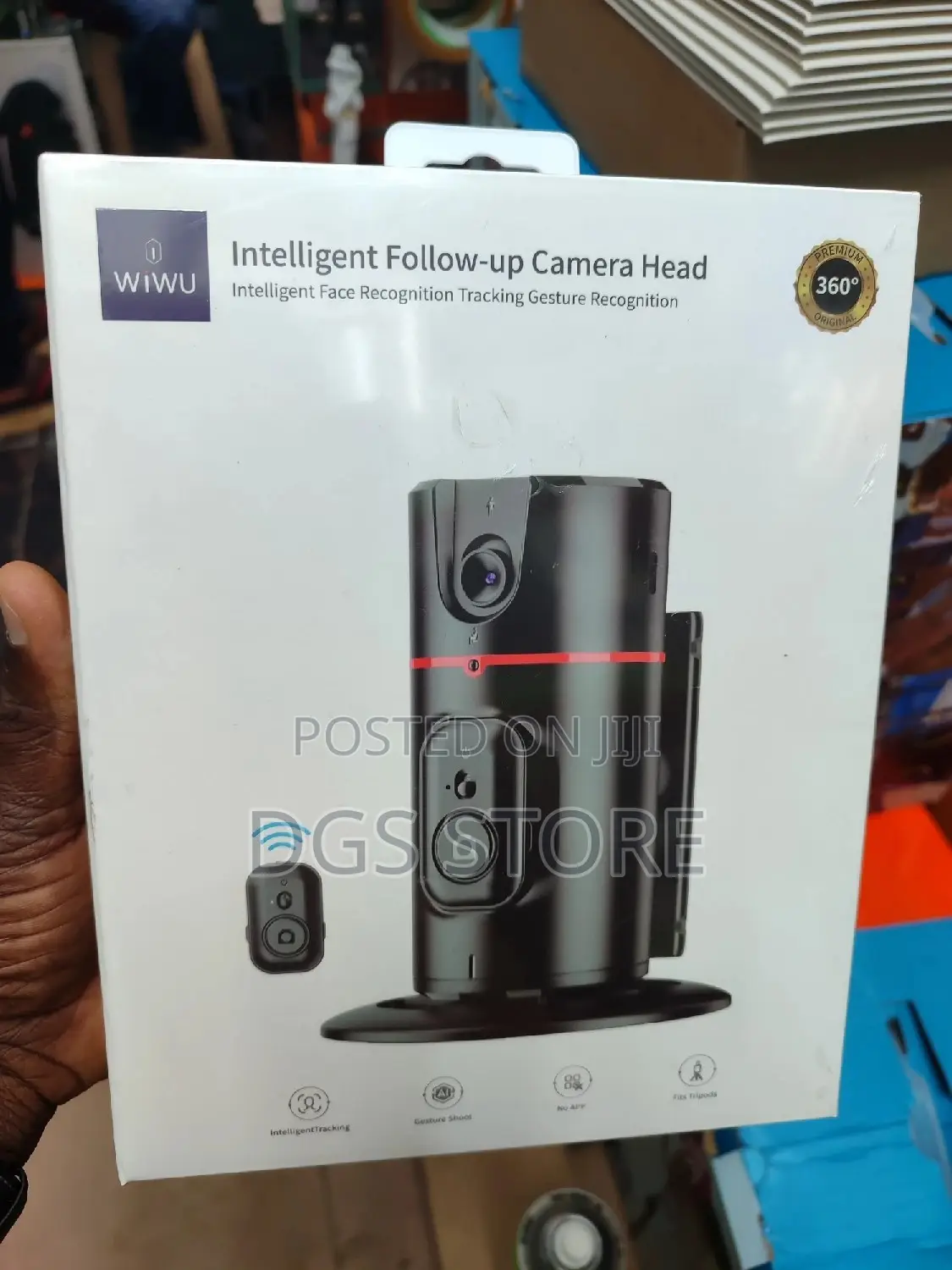 Wiwu 360 Degrees Rotating Face Tracking Gesture Selfiegimbal