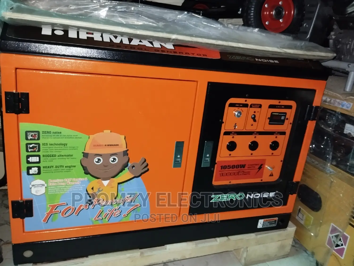 Firman Zero Noise Petrol Soundproof Gen Model Sps12000se