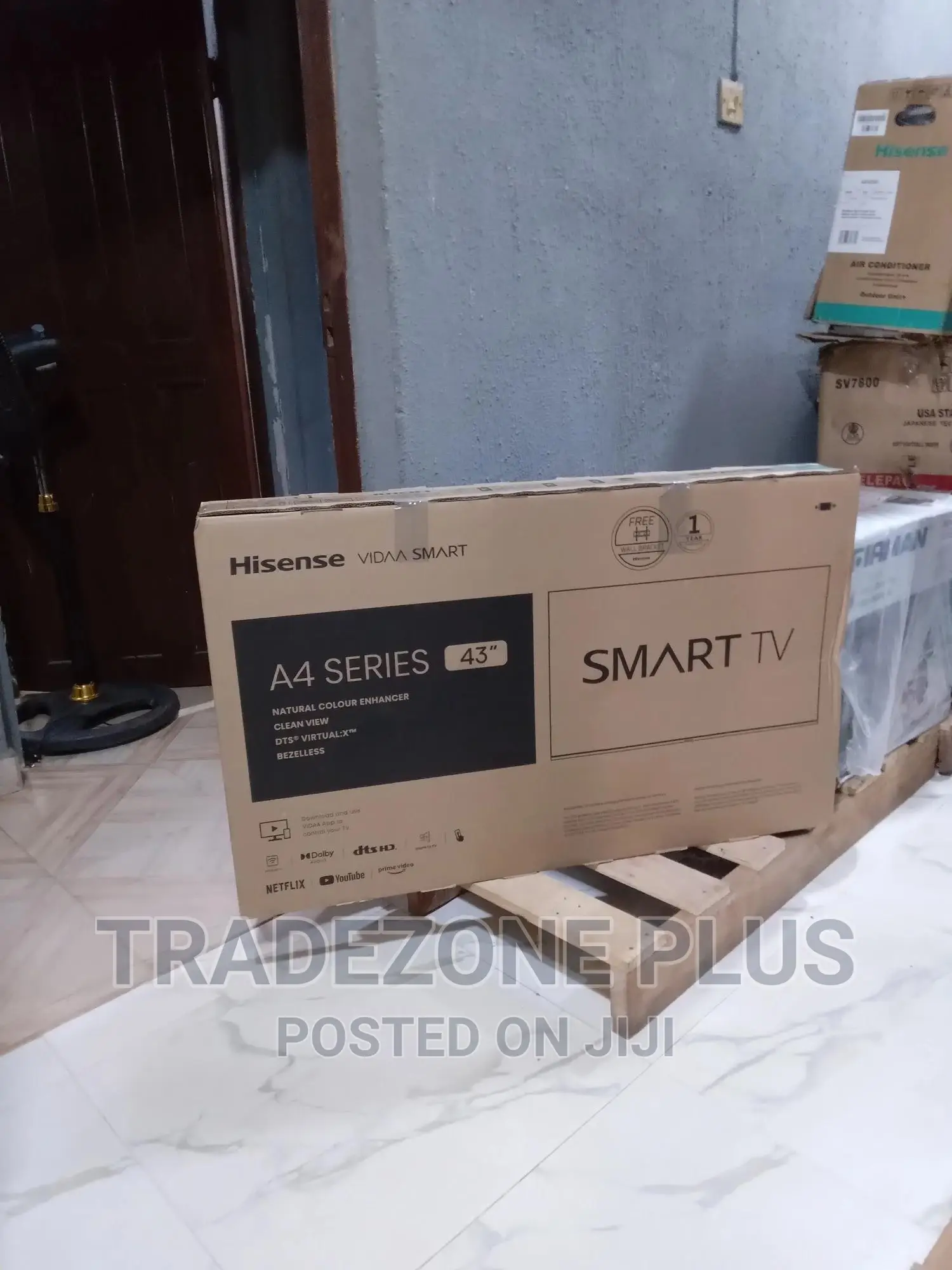 The New 43A4H Hisense Uhd Smart Tv+Youtube+Bluetooth