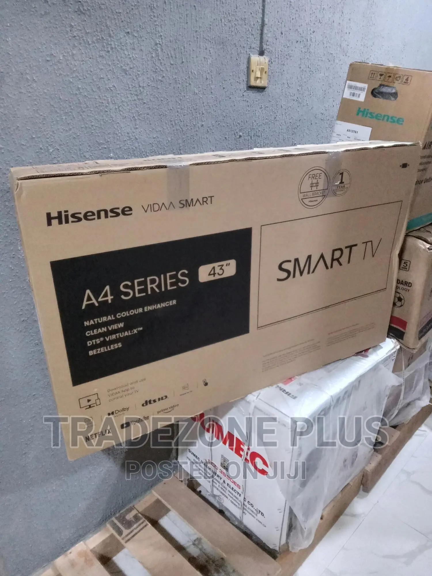 Quality Hisense 43A4H Smart TV With Bluetooth+Netflix