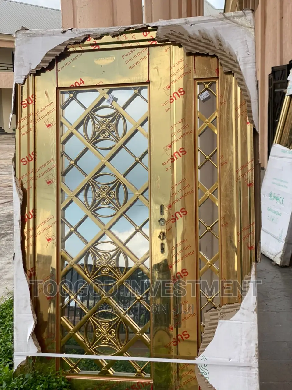 Double Glass Doors