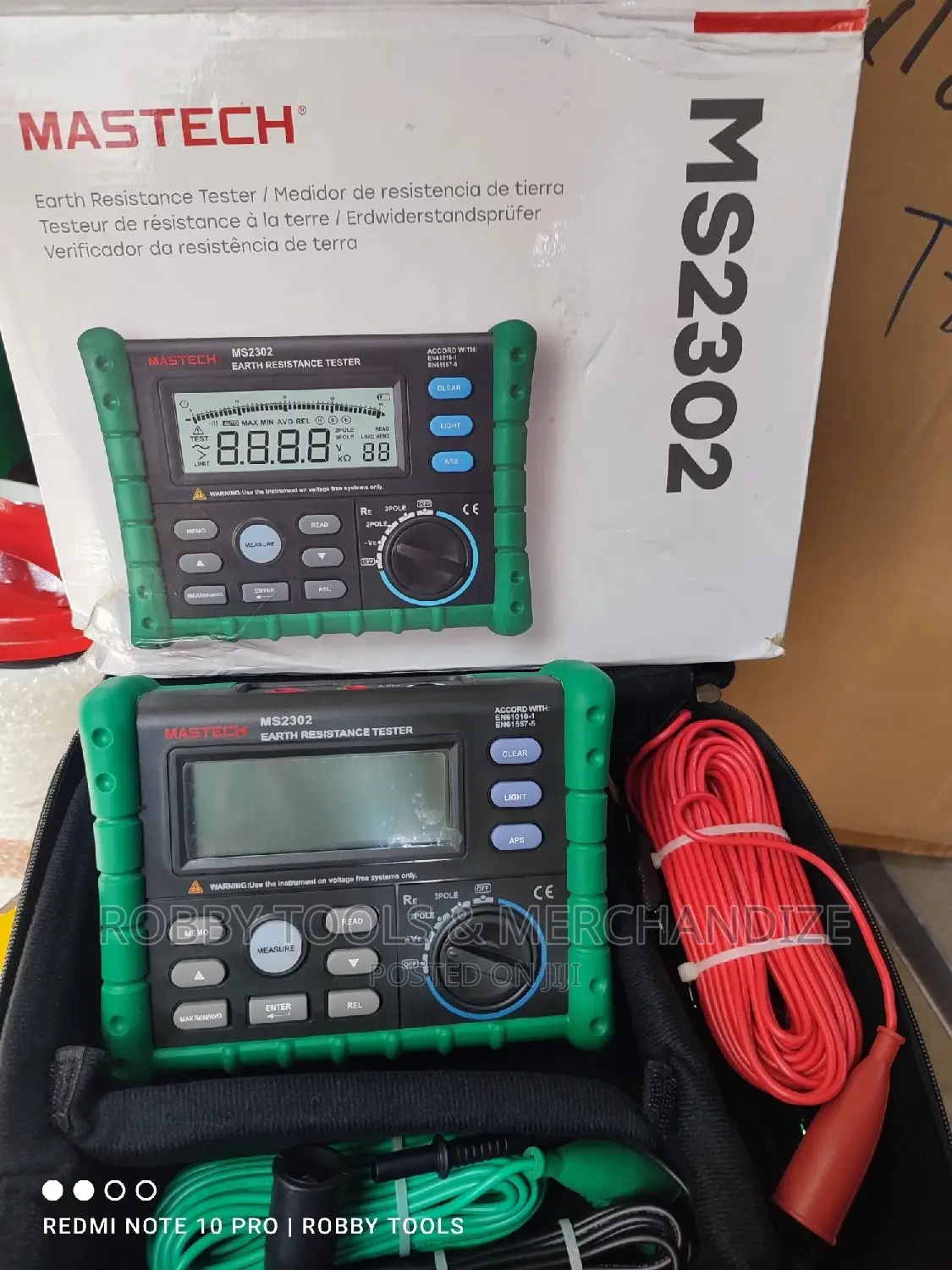 Mastech Earth Resistance Tester Ms2302