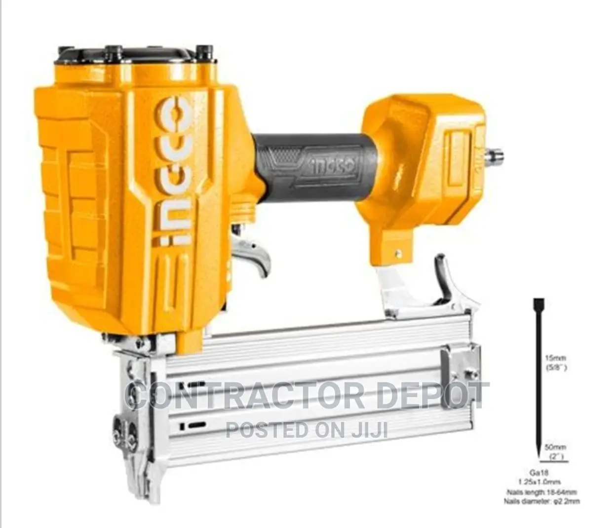 INGCO Industrial 18-64mm Air Concrete Nailer HIGH QUALITY