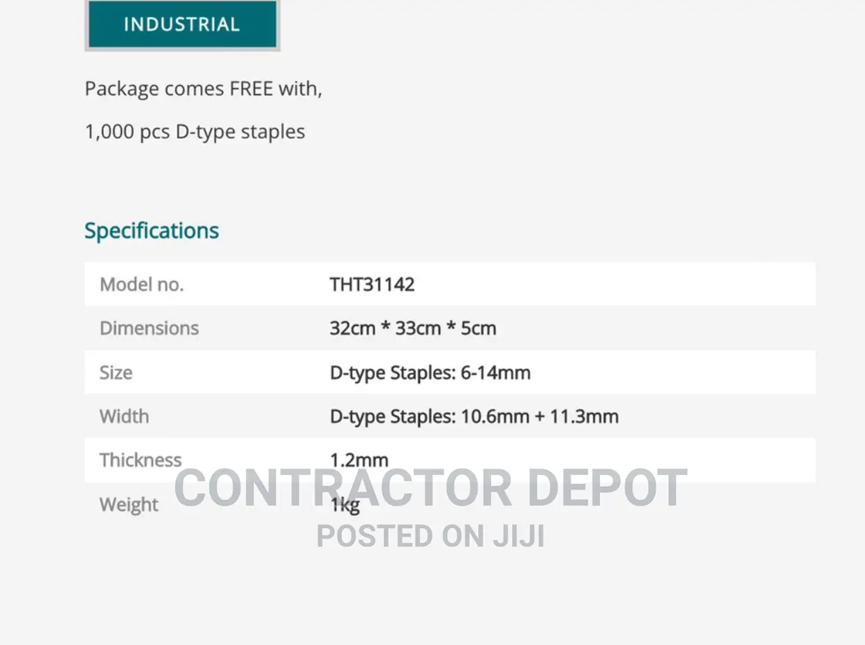TOTAL 6-14mm Staple Gun (THT31142)