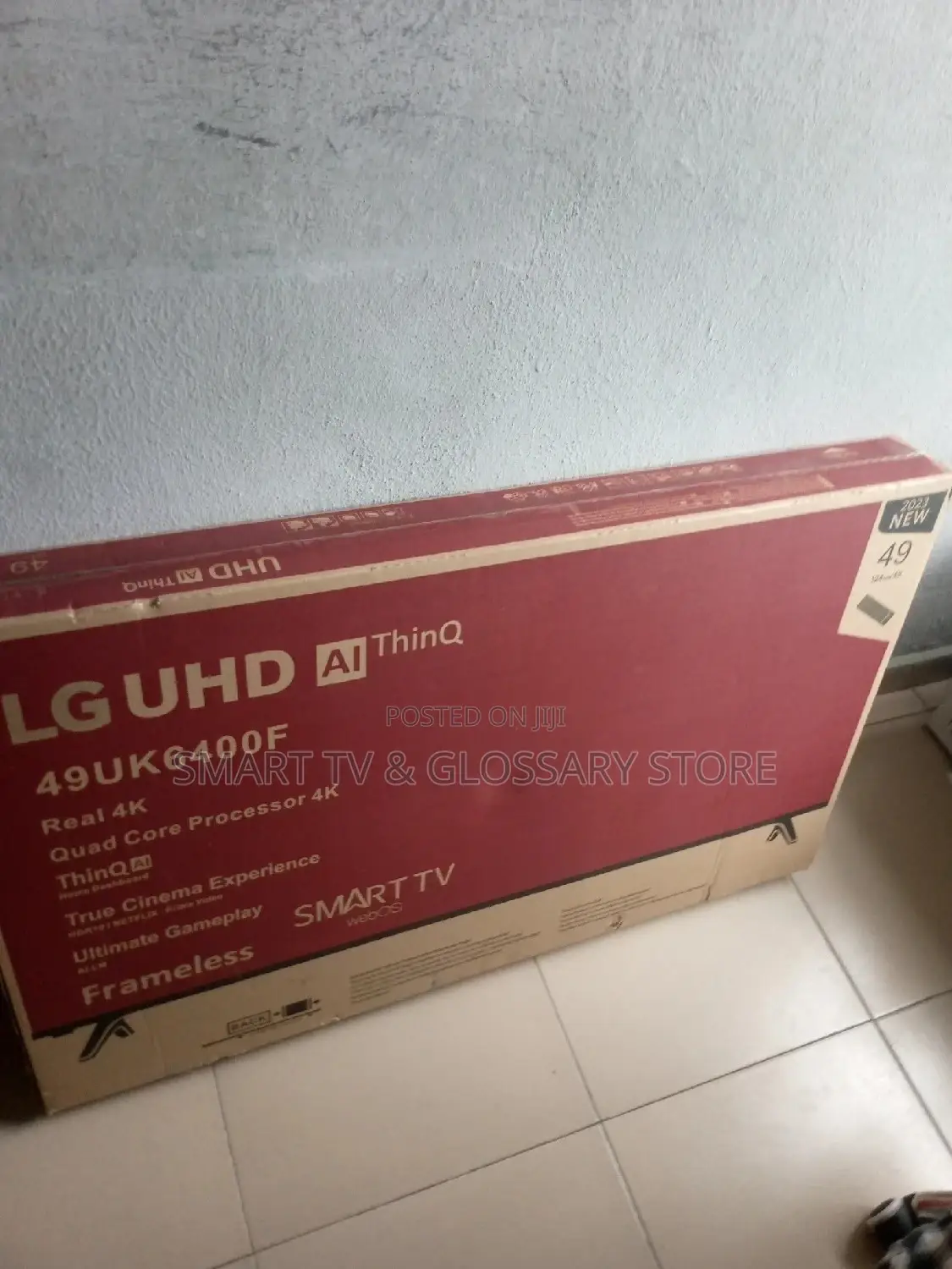 49 Inches Frameless Smart TV With Bluetooth Youtube Wifi