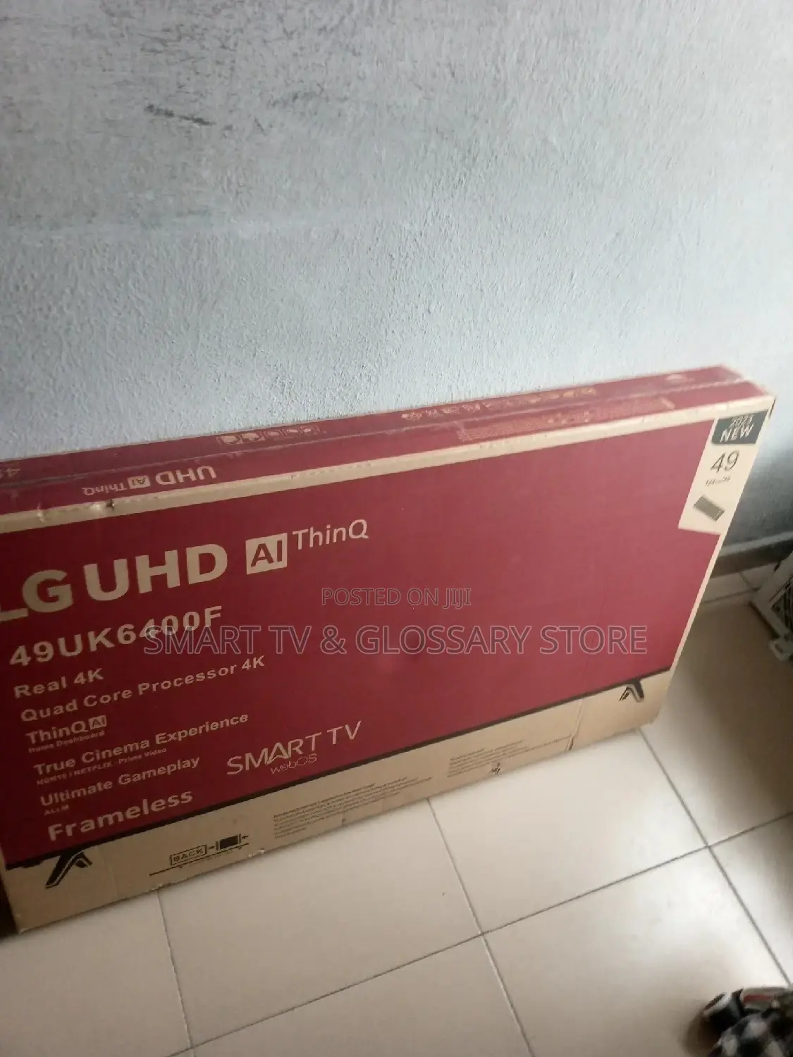 49 Inches Frameless Smart TV With Bluetooth Youtube Wifi