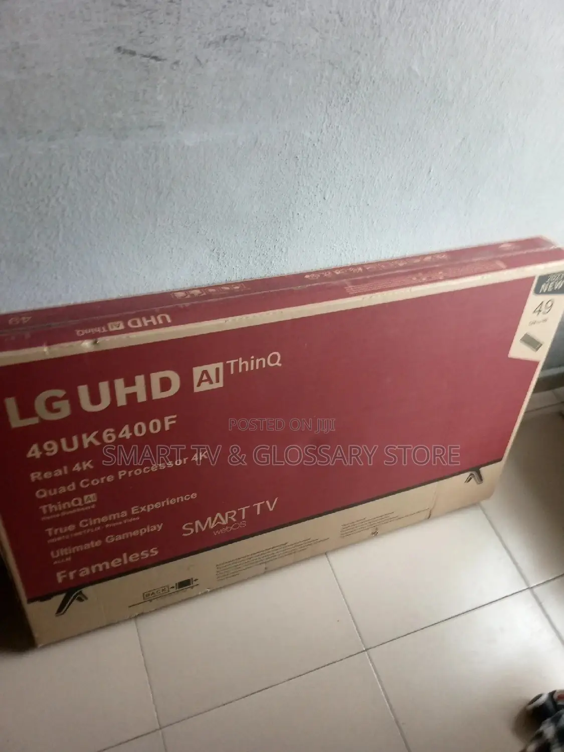 49 Inches Frameless Smart TV With Bluetooth Youtube Wifi